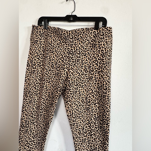 J Crew Womens Pull On Animal Cheetah Print Leggings, Size XL - Picture 3 of 5